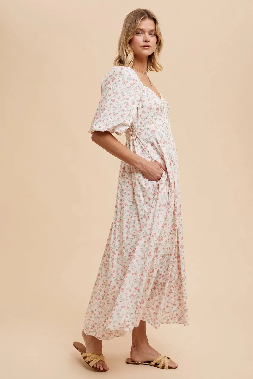 Blümchen Maxikleid Nova