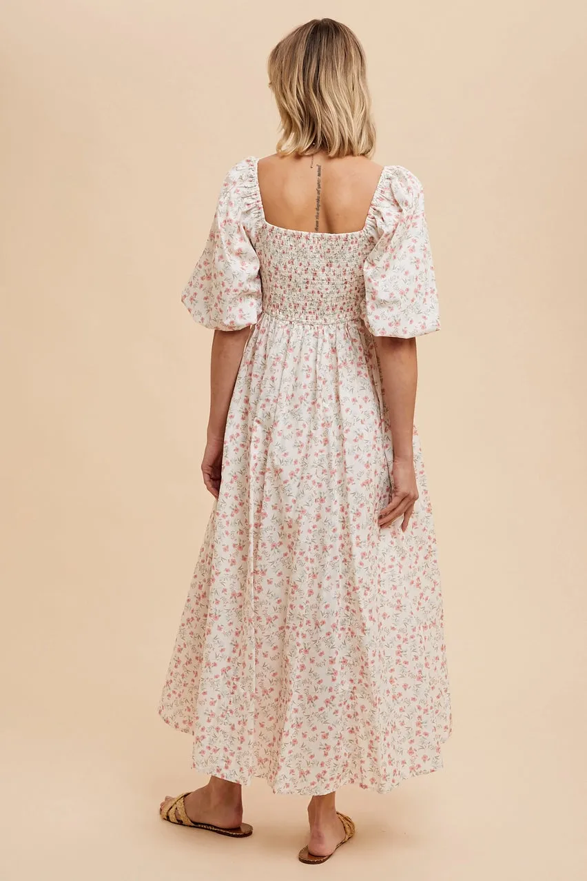 Blümchen Maxikleid Nova
