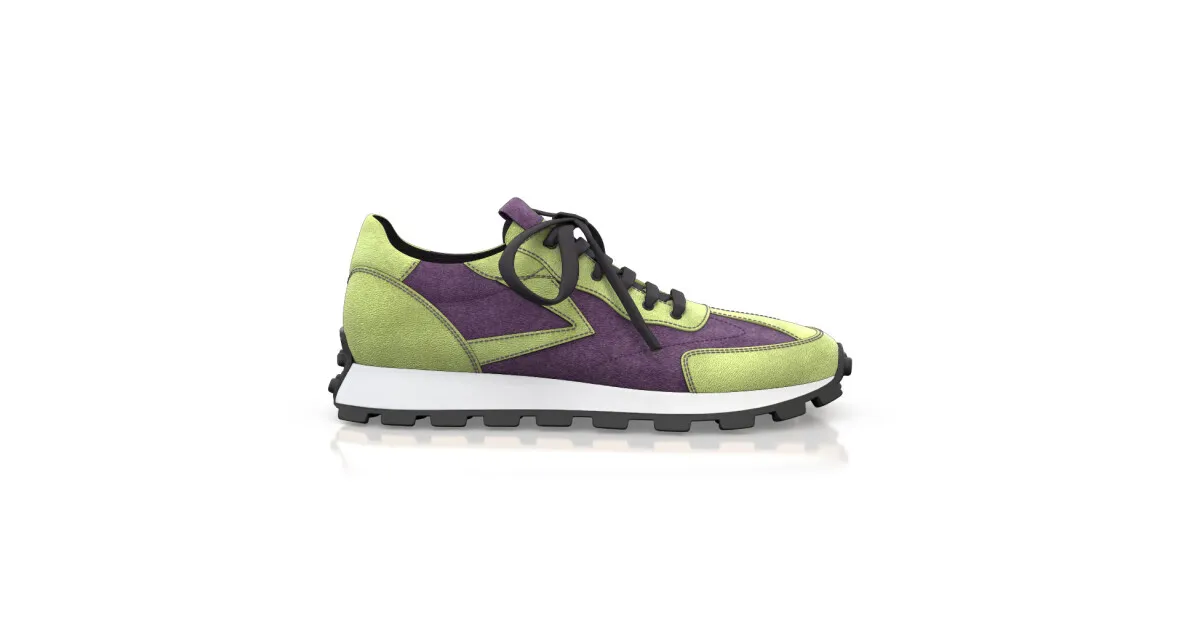 Damen Leder Laufschuhe 54901