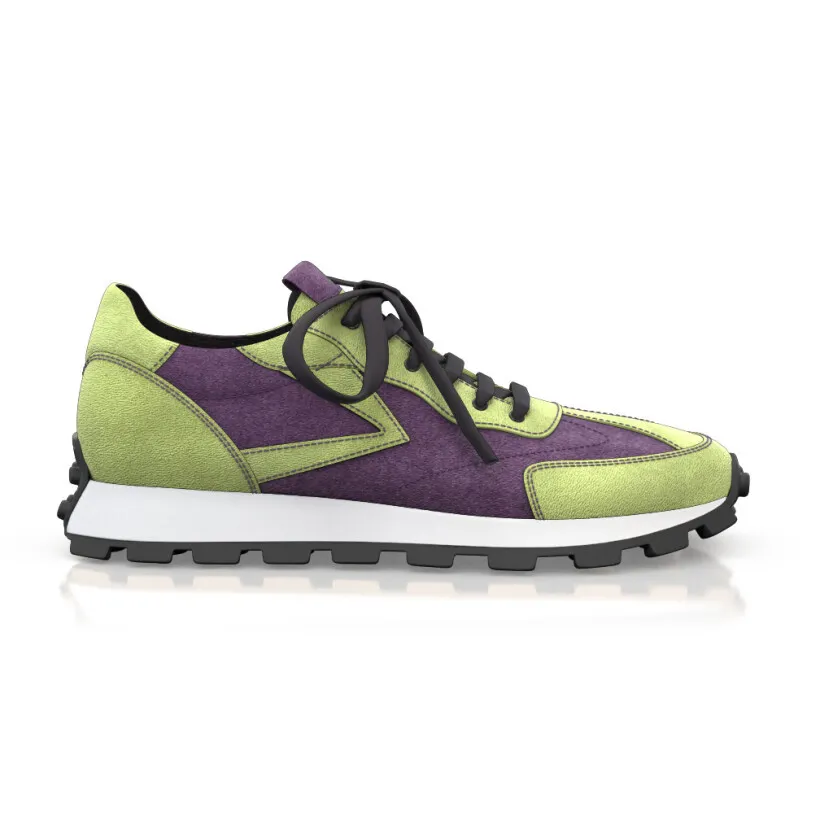 Damen Leder Laufschuhe 54901