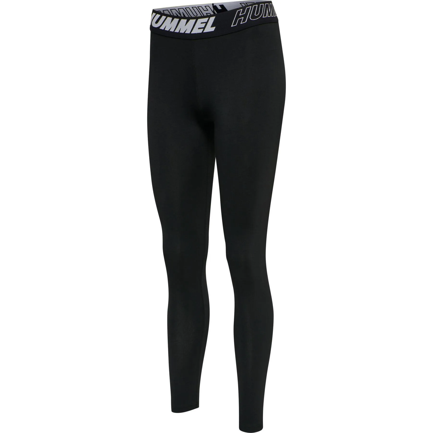 Halbhohe Leggings aus Baumwolle, Damen Hummel TE Maja