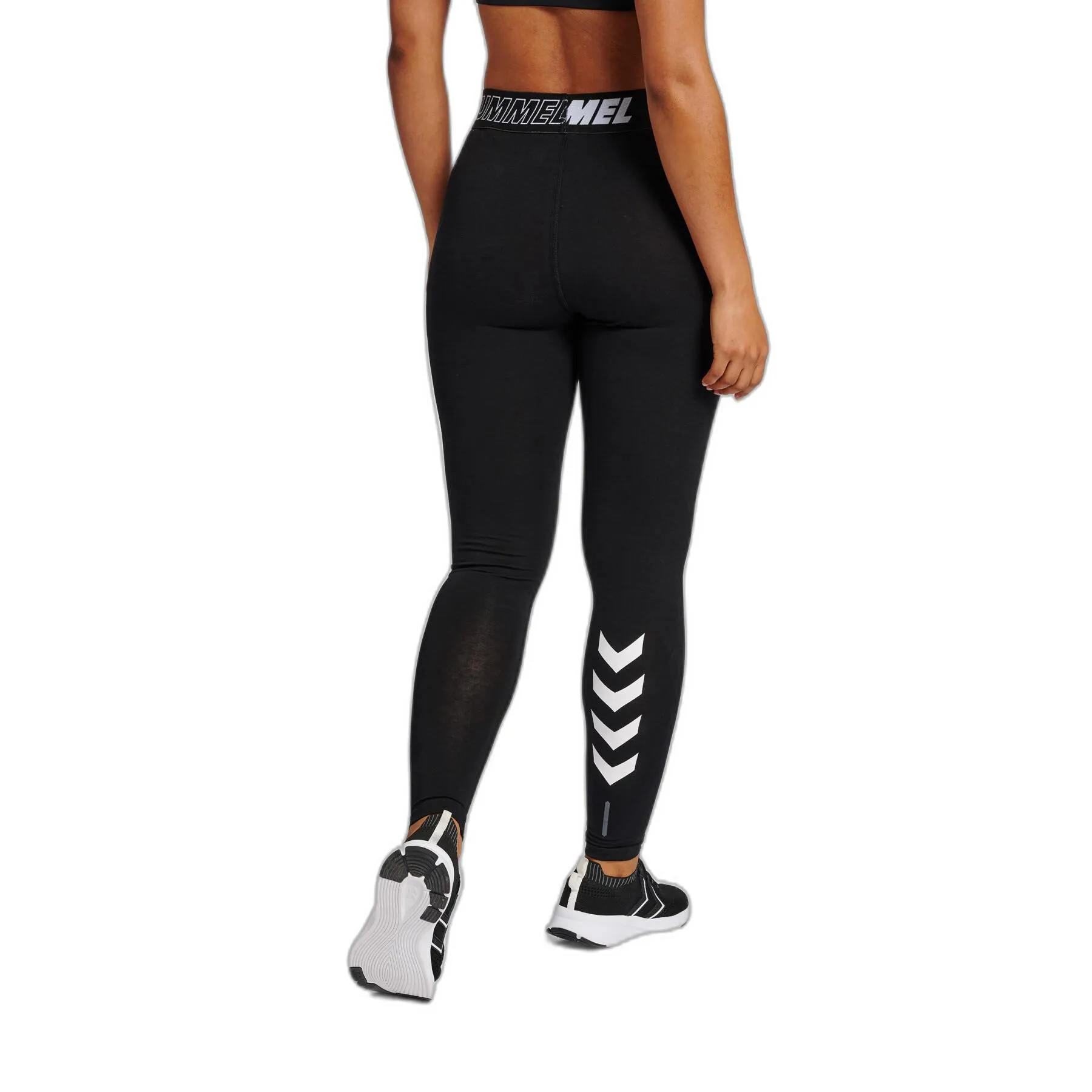 Halbhohe Leggings aus Baumwolle, Damen Hummel TE Maja