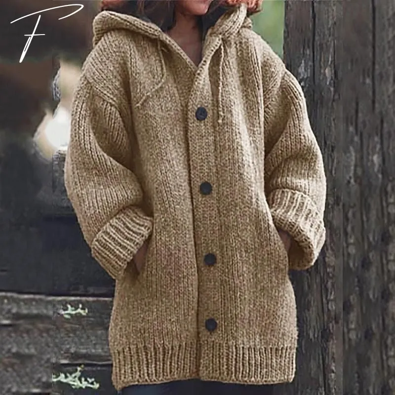 Heidi-Mode | Große Strickjacke