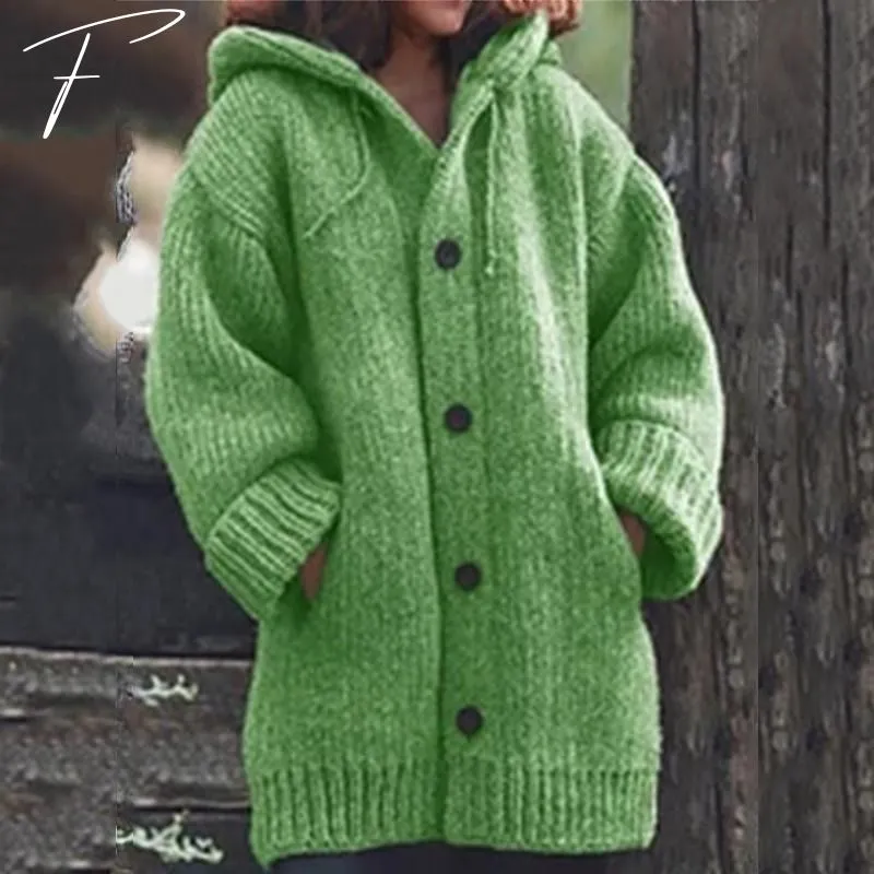 Heidi-Mode | Große Strickjacke